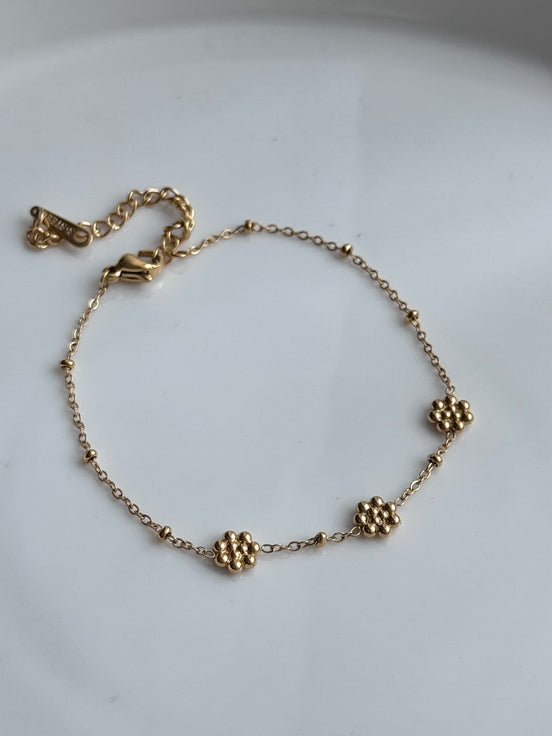PULSERA DELGADA FLORES