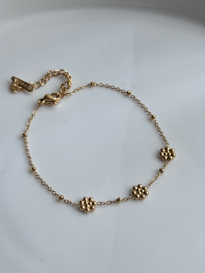 PULSERA DELGADA FLORES