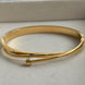 BRAZALETE DÚO CLAVO Y TORNILLO CON ZIRCONIA