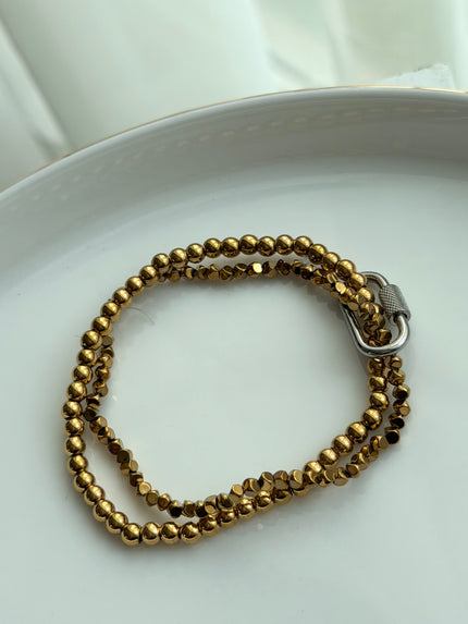 PULSERA DOBLE CON BROCHE