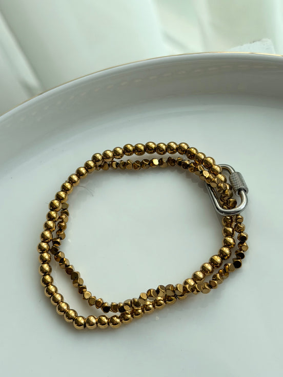 PULSERA DOBLE CON BROCHE