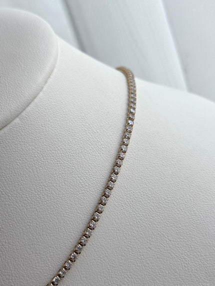 COLLAR TENNIS DORADO 2mm
