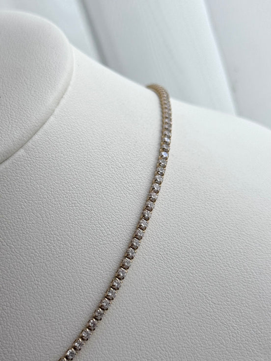 COLLAR TENNIS DORADO 2mm