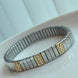 BRAZALETE STRIPES BICOLOR CON ZIRCONIA