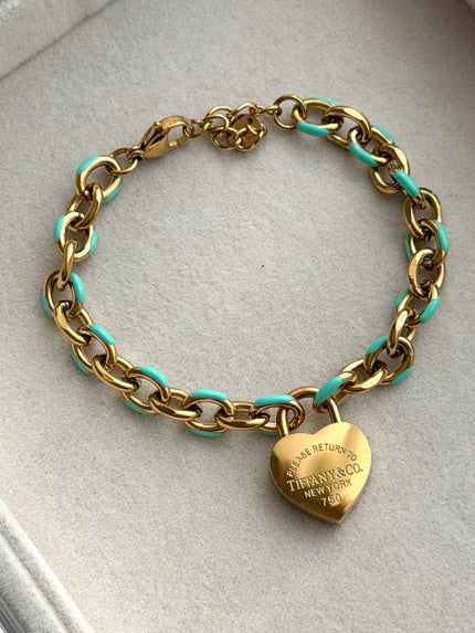 PULSERA CADENA AZUL