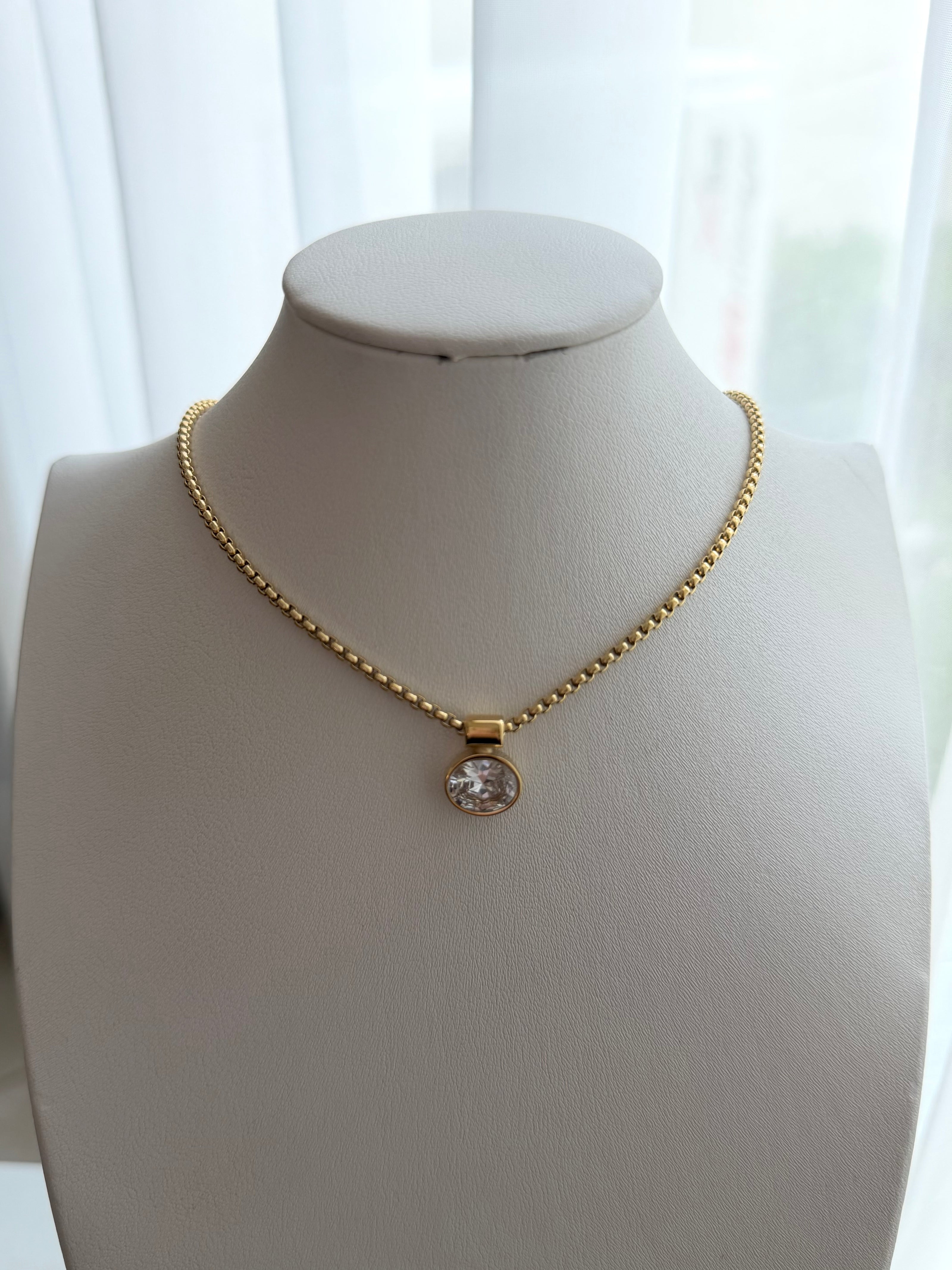 COLLAR DIJE ZIRCONIA