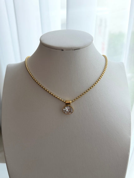 COLLAR DIJE ZIRCONIA