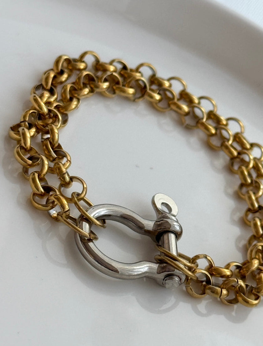 PULSERA DOBLE CADENA