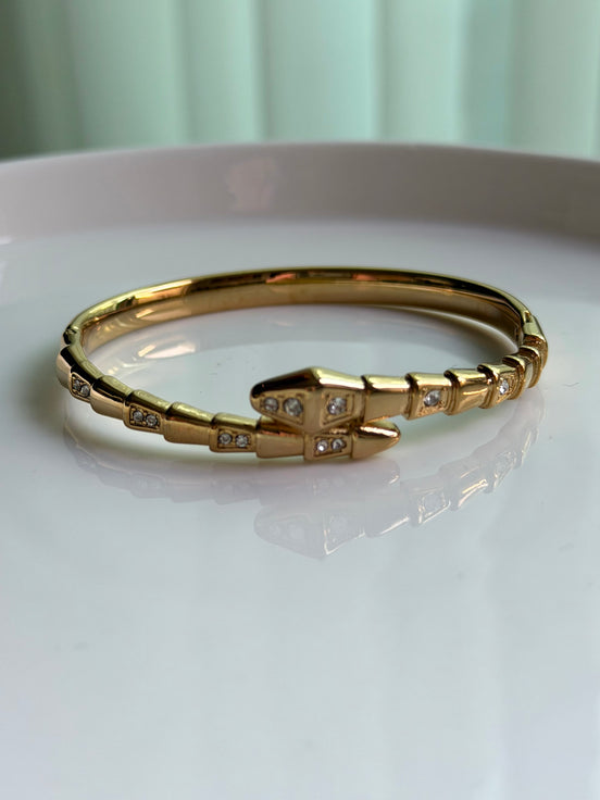 BRAZALETE SERPIENTE CON CRISTAL