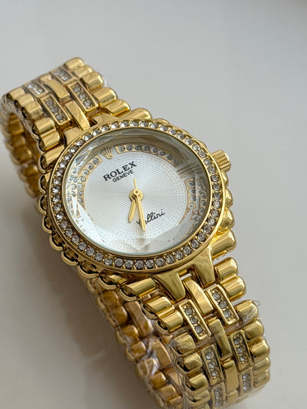 RELOJ CLÁSICO CON CRISTAL