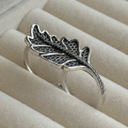 ANILLO HOJA DOBLE