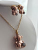 SET COMPLETO OSITOS ORO ROSA