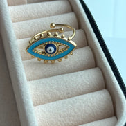 ANILLO OJO AZUL