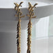 ARETES  HOJAS YSL