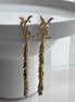 ARETES  HOJAS YSL