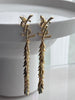 ARETES  HOJAS YSL