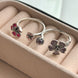 ANILLO DOBLE FLORES