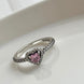 ANILLO CORAZÓN ROSA