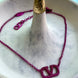 COLLAR V CON ZIRCONIAS