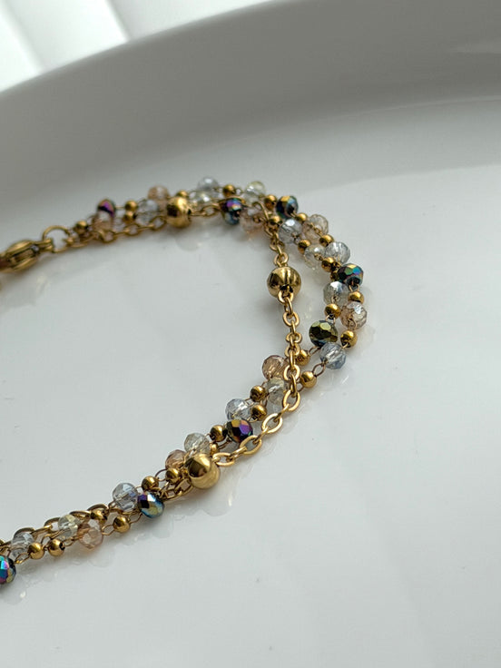 PULSERA CADENA CRISTAL