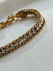 PULSERA TENNIS CON CADENA