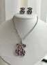 SET OSITO CON CRISTALES COLORES