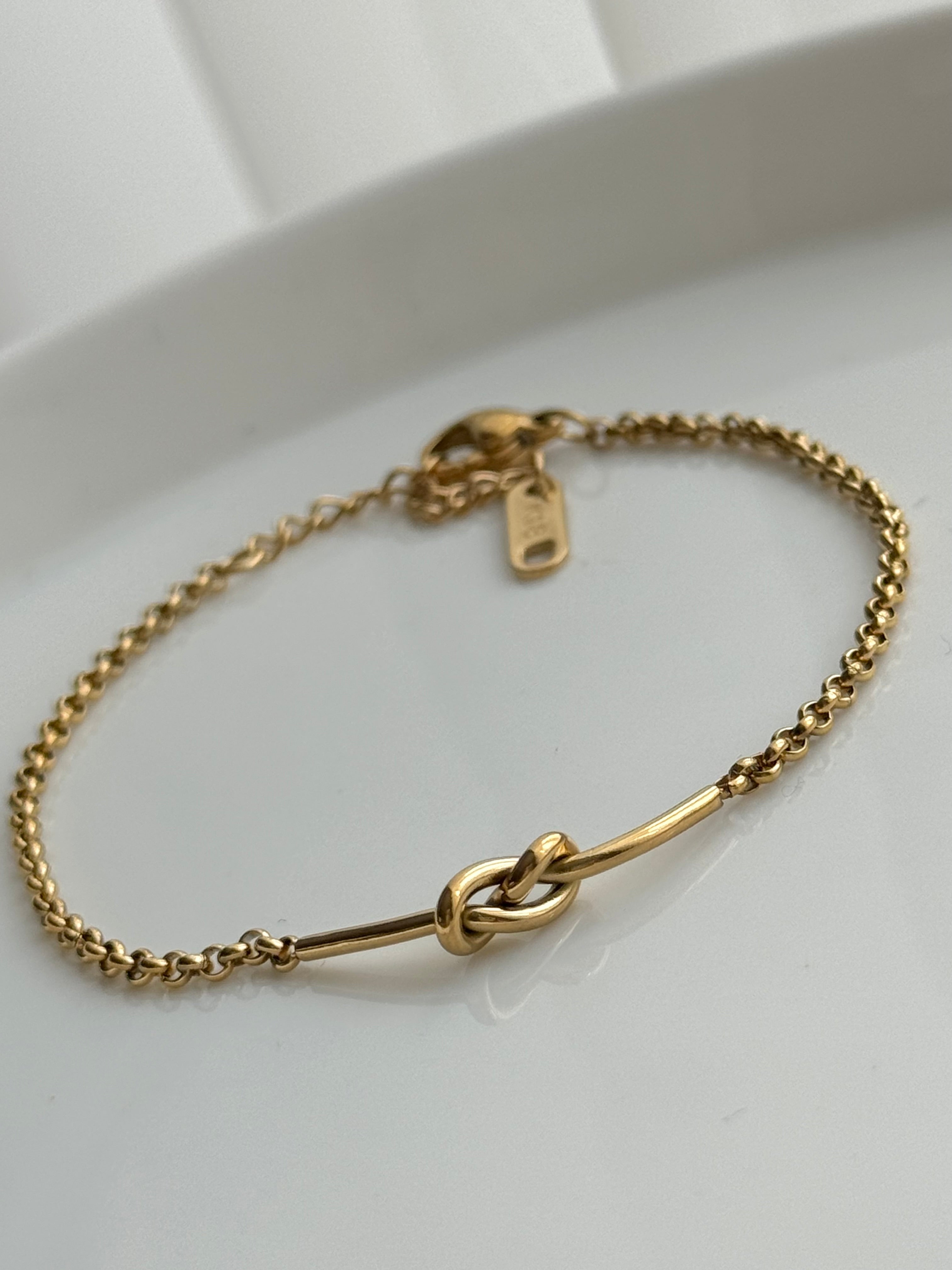 PULSERA CADENA NUDO