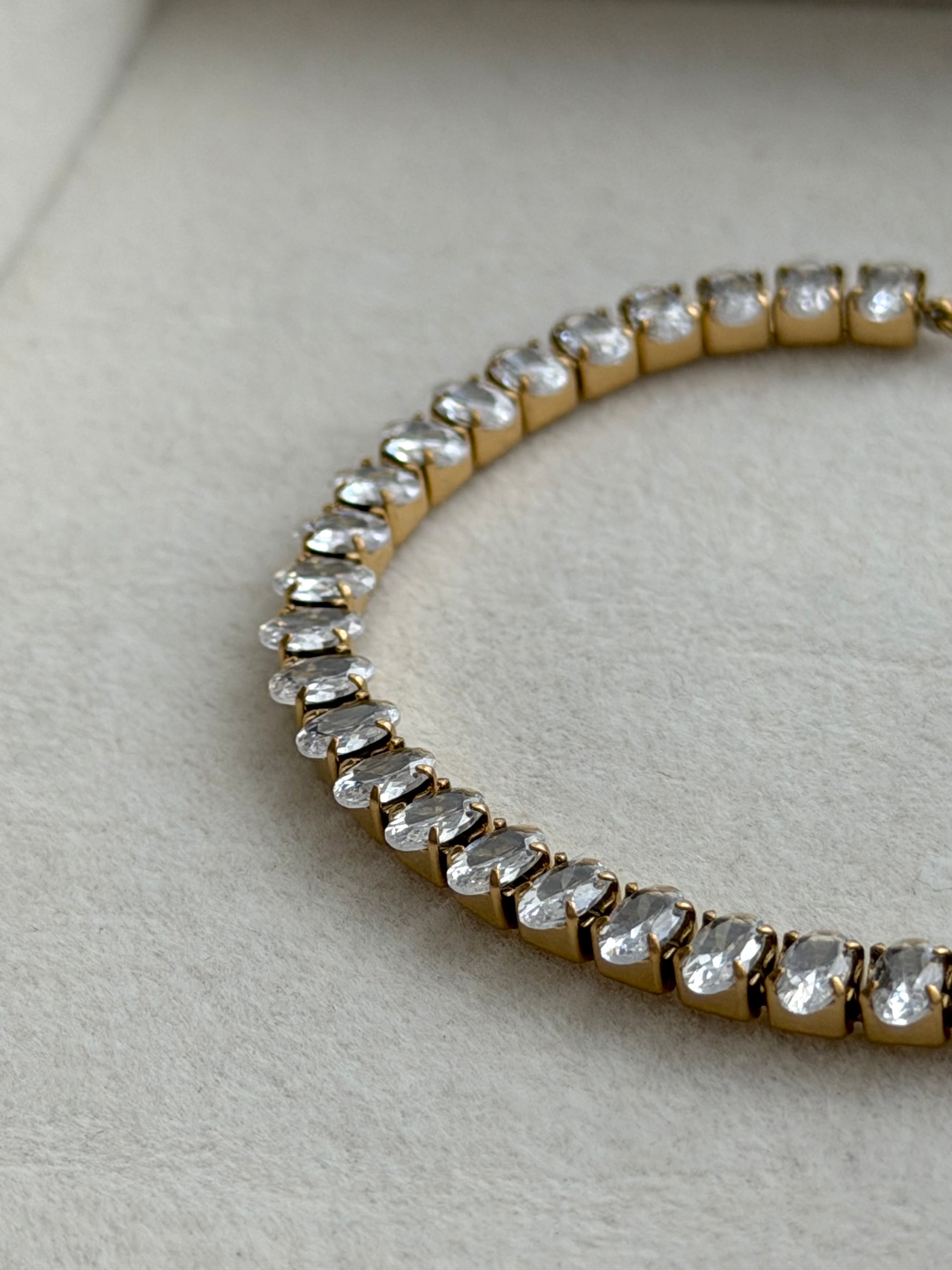 PULSERA TENNIS OVAL