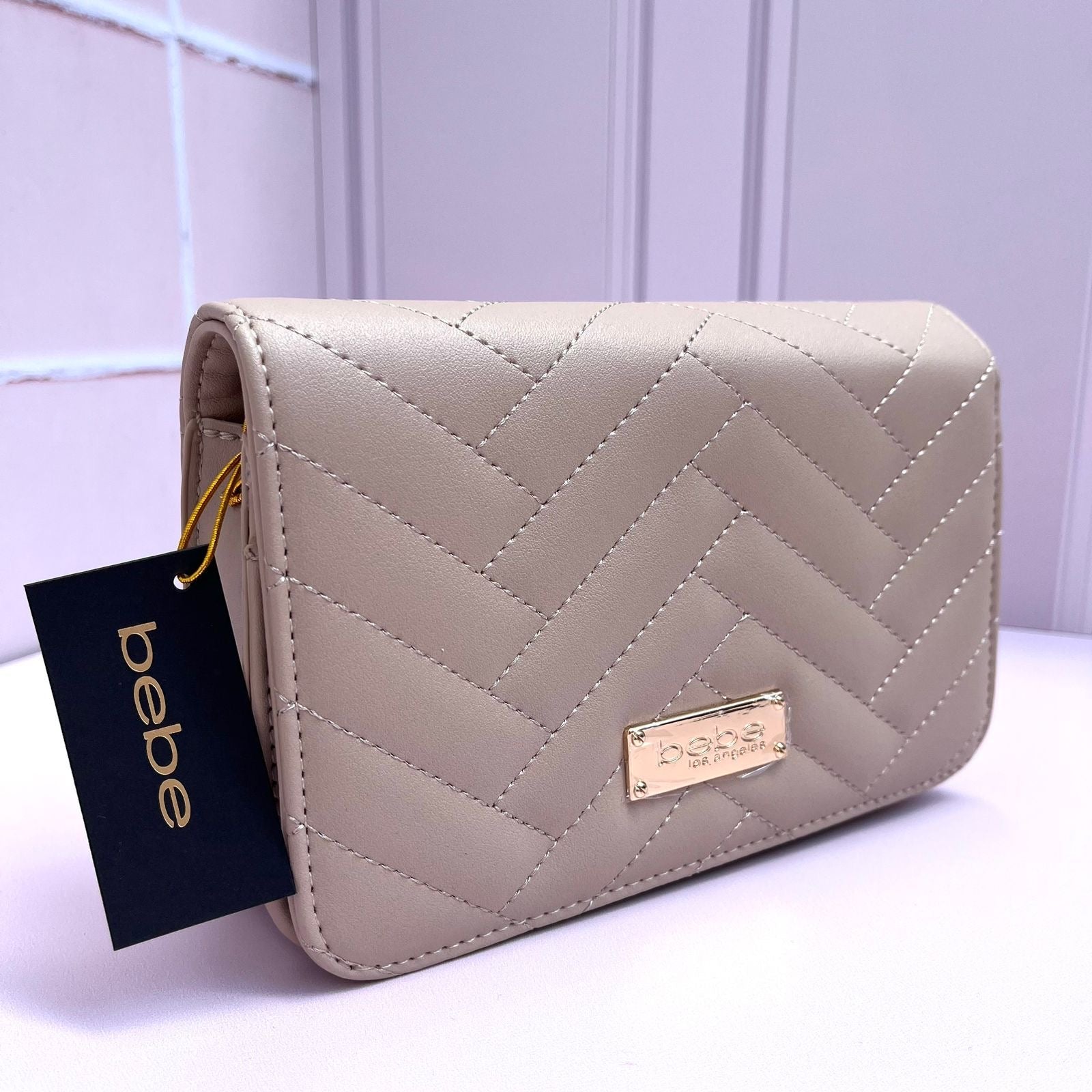 BOLSA BEBE CROSSBODY GRIS