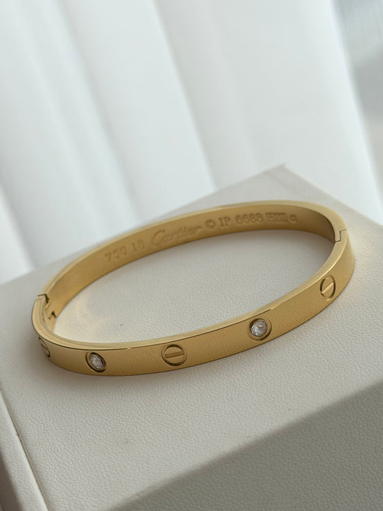 PULSERA LOVE CON CRISTAL