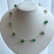 COLLAR GREEN STONE