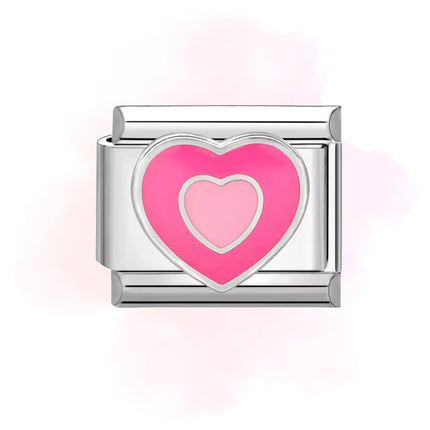 ESLABÓN CORAZON DOBLE