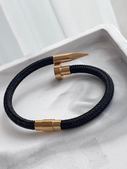 PULSERA CLAVO DORADO