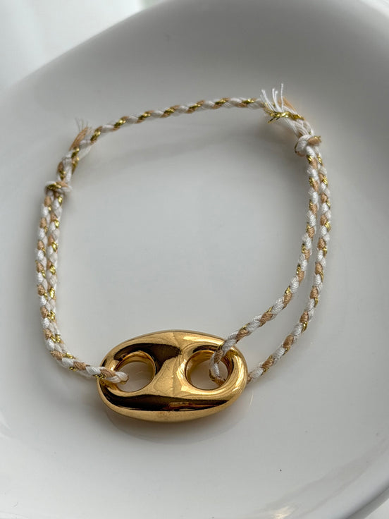 PULSERA ESLABÓN HILO