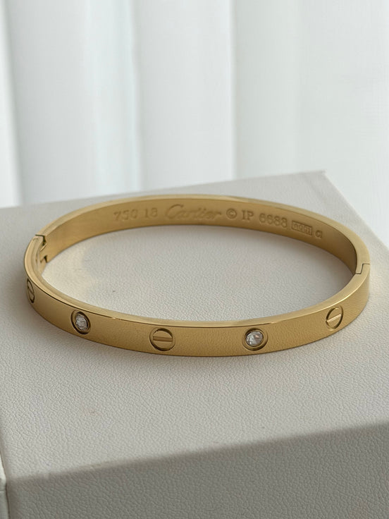 PULSERA LOVE CON CRISTAL