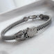 PULSERA ZIPPER PLATEADA