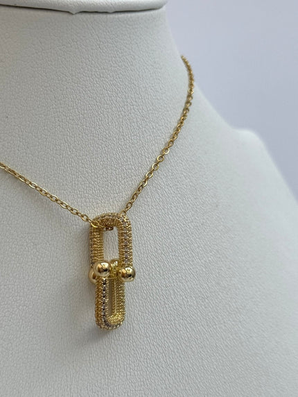 COLLAR ESLABONES CRISTAL