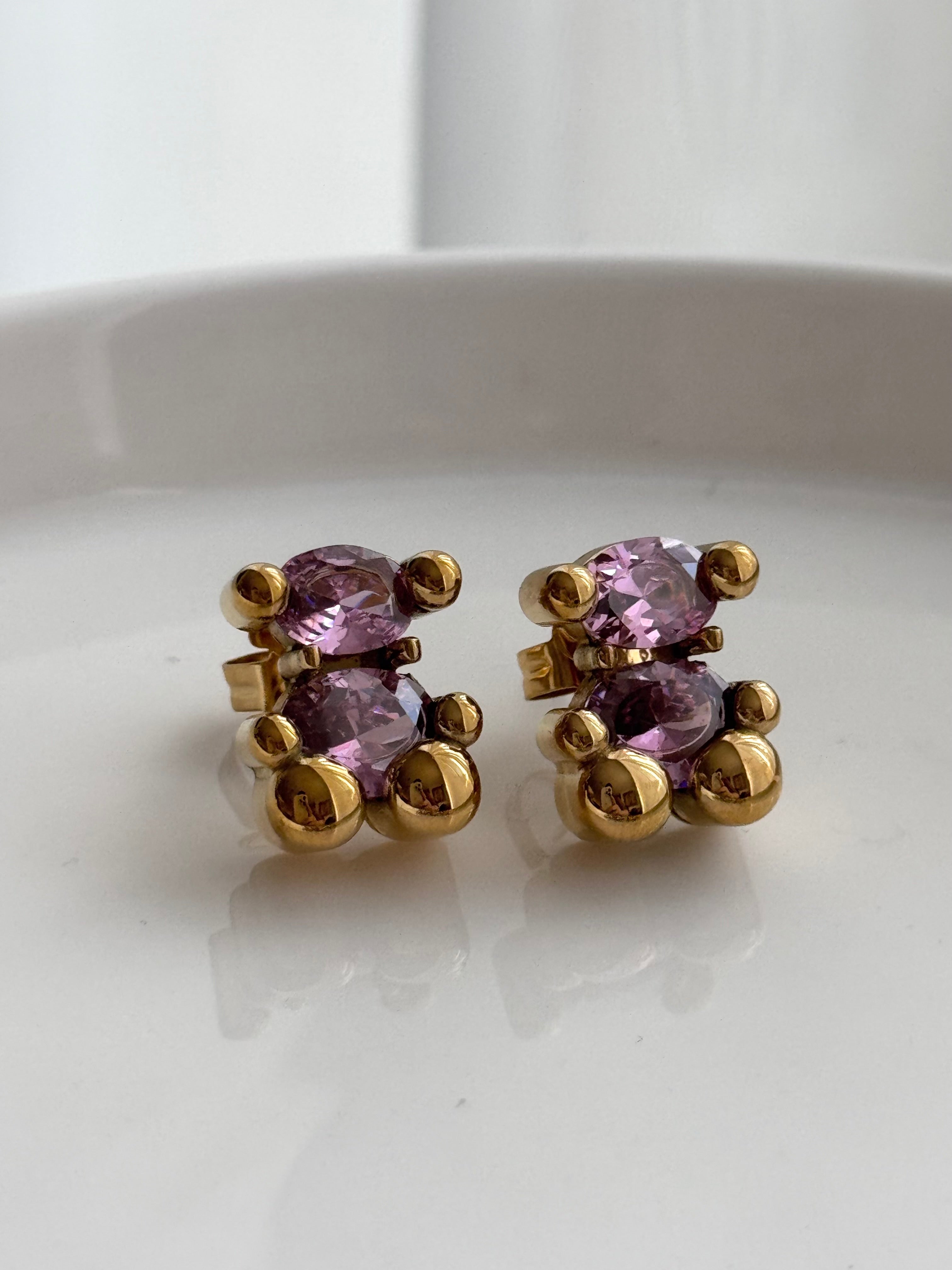 ARETE OSO CRISTAL ROSA