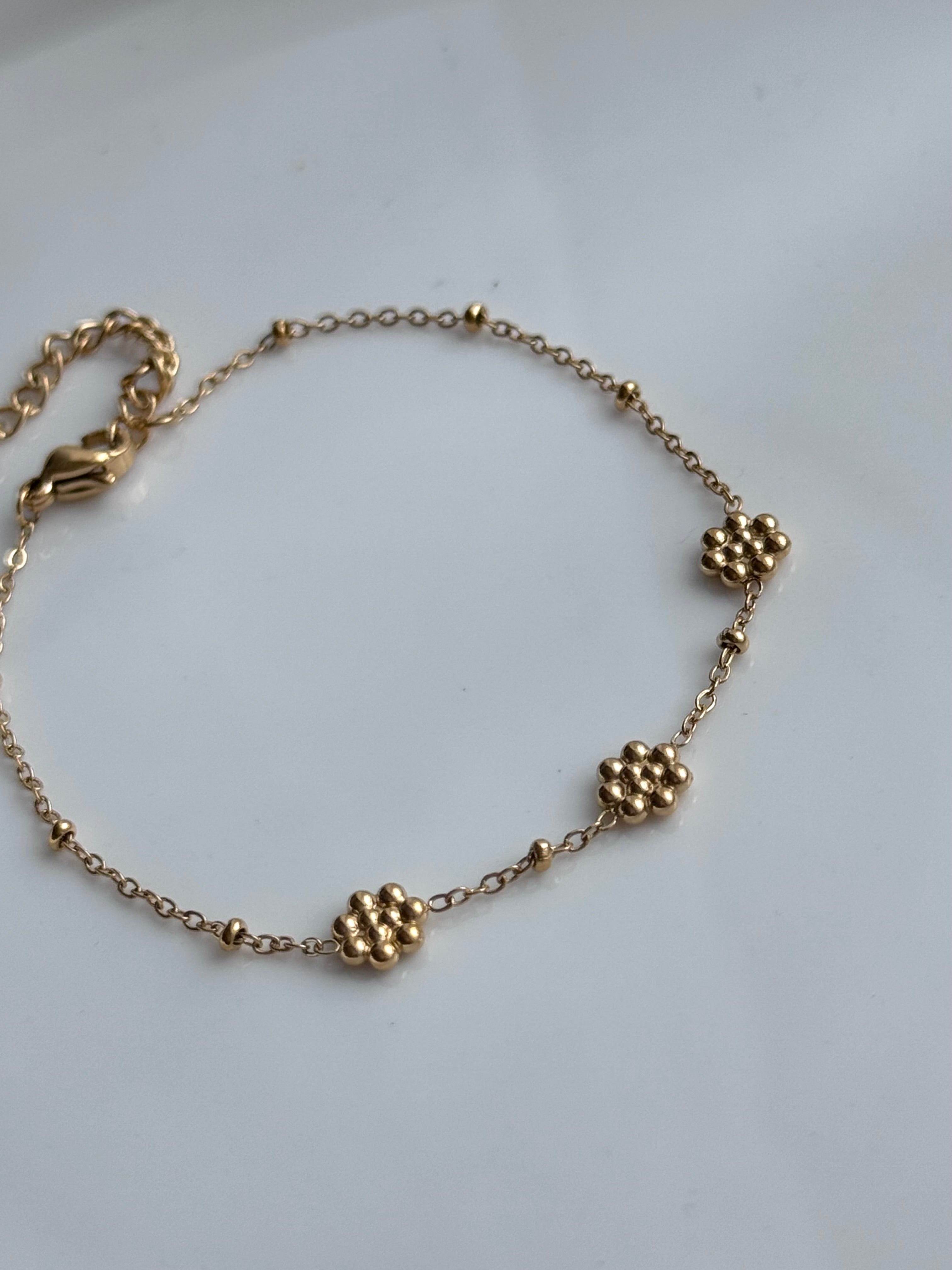 PULSERA DELGADA FLORES
