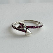 ANILLO FLECHA ROJO
