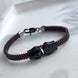 PULSERA ZIPPER NEGRA