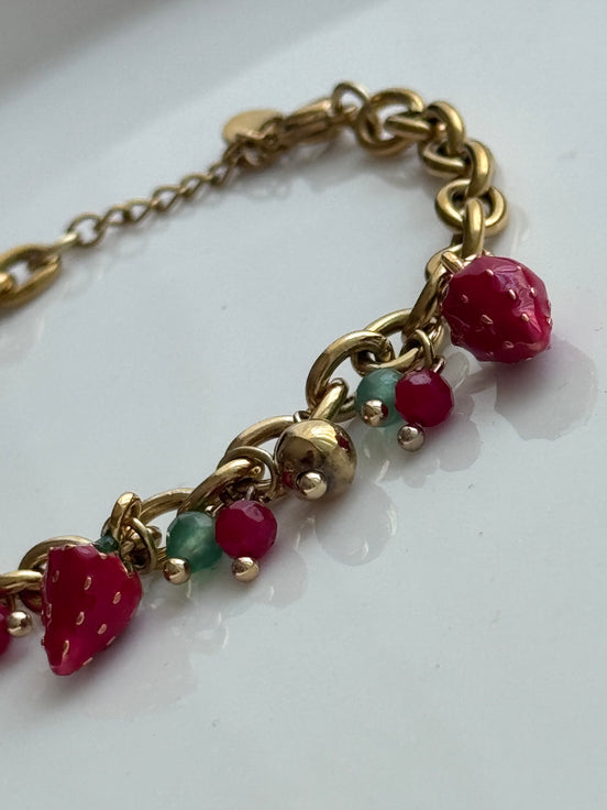 PULSERAS DIJES FRESA