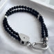 PULSERA BOLITAS NEGRAS