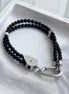 PULSERA BOLITAS NEGRAS