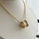 COLLAR BVLGARI CON ZIRCONIA
