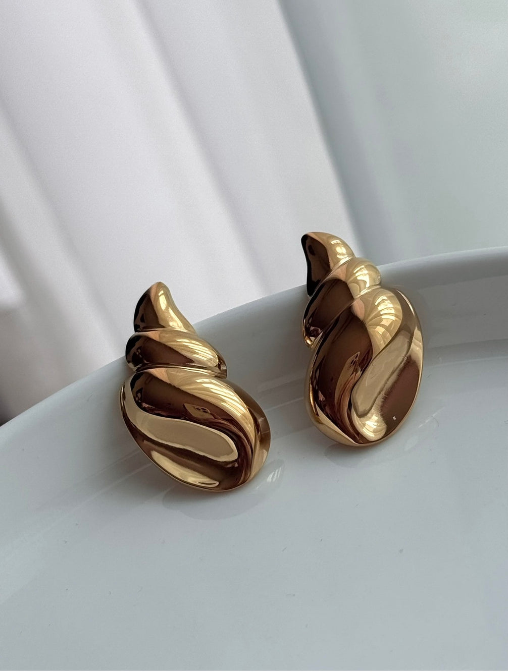 ARETE CARACOL LISO