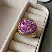 ANILLO REDONDO POEDRA