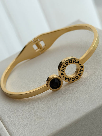 BRAZALETE CRISTAL NEGRO