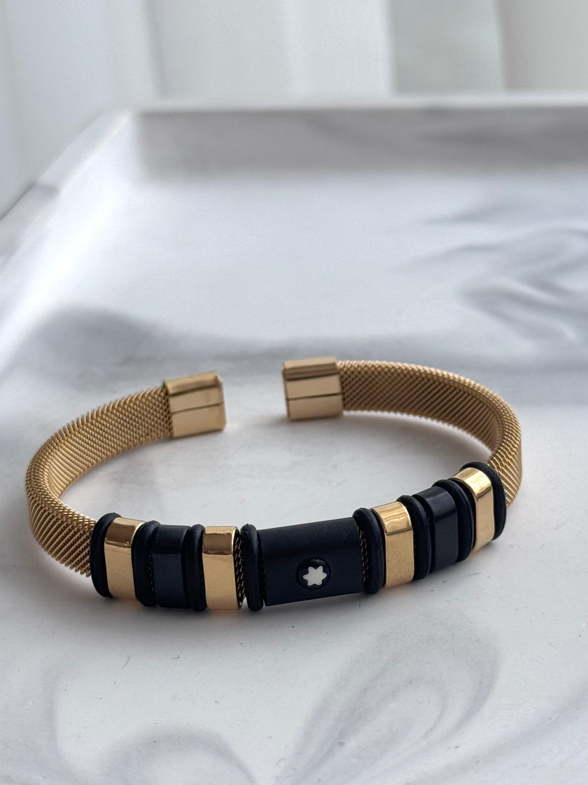 PULSERA ABIERTA DORADA