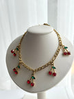 COLLAR DIJES CHERRIES DE CRISTAL